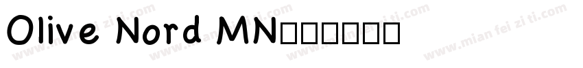 Olive Nord MN字体转换